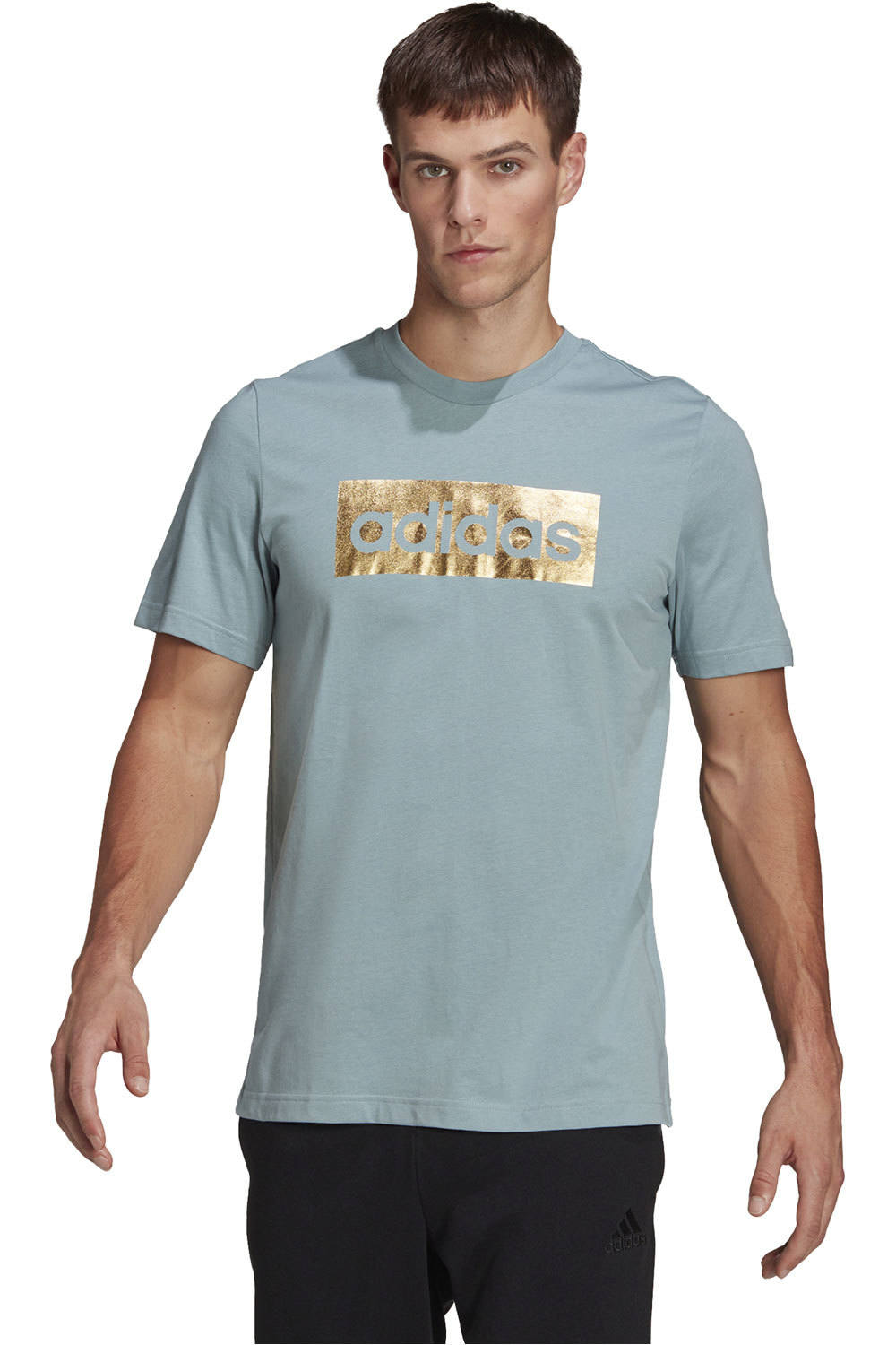 adidas camiseta manga corta hombre Adidas M FL BX T GR vista frontal adidas camiseta manga corta hombre Adidas M FL BX T GR vista frontal