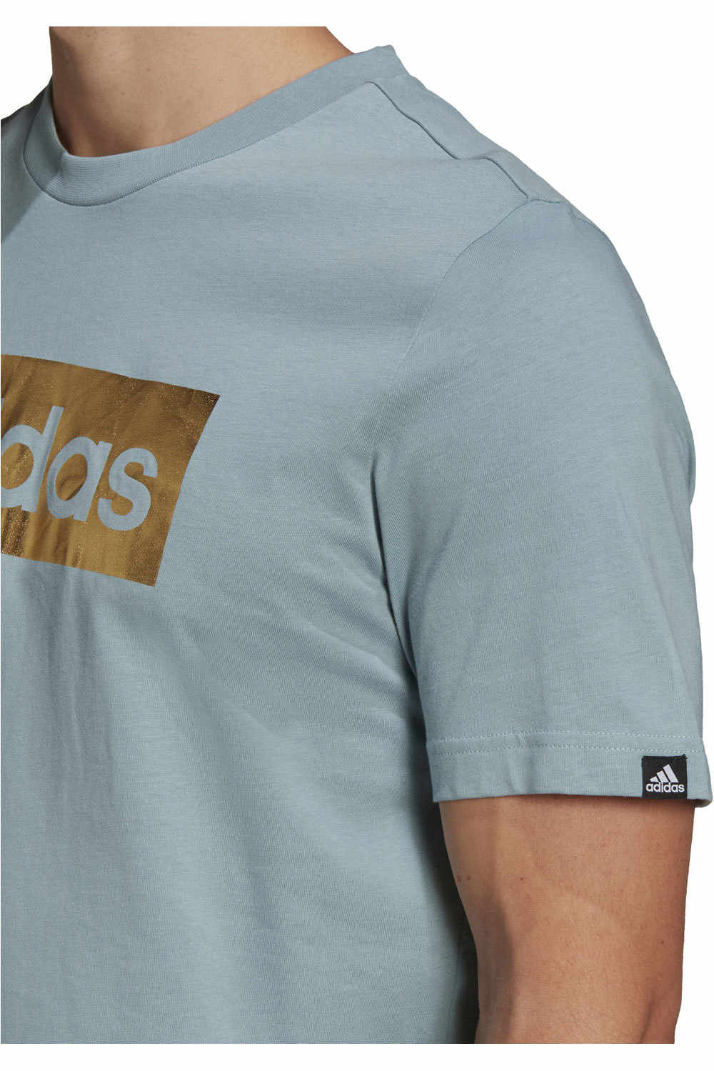 adidas camiseta manga corta hombre Adidas M FL BX T GR vista detalle adidas camiseta manga corta hombre Adidas M FL BX T GR vista detalle