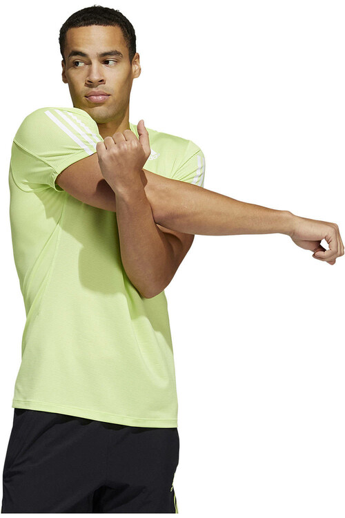 ADIDAS AERO3S TEE PB VEBL verde