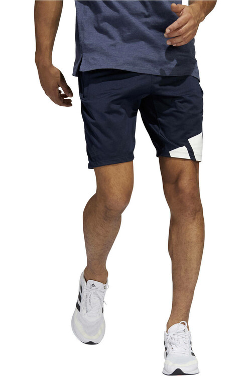 ADIDAS 4K 3 BAR SHORT azul