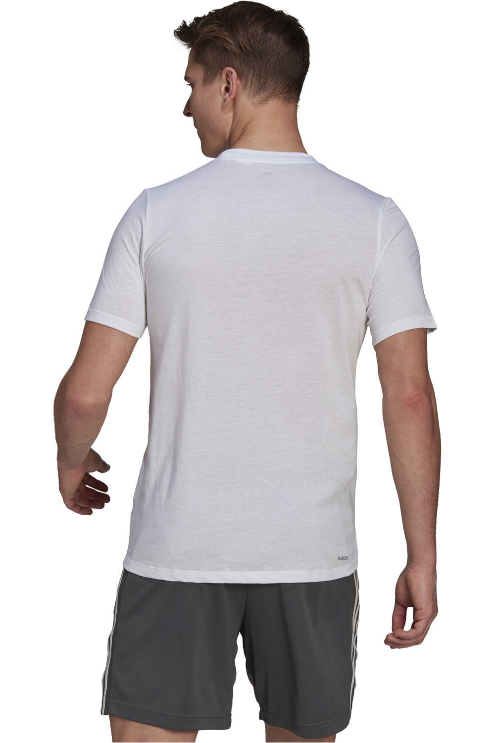 adidas camiseta fitness hombre Adidas M PR T vista trasera adidas camiseta fitness hombre Adidas M PR T vista trasera