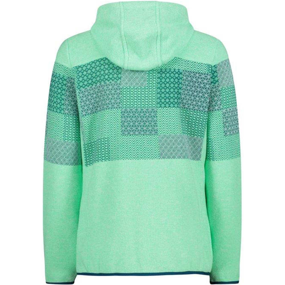 Cmp forro polar mujer Cmp WOMAN JACKET FIX HOOD vista trasera Cmp forro polar mujer Cmp WOMAN JACKET FIX HOOD vista trasera