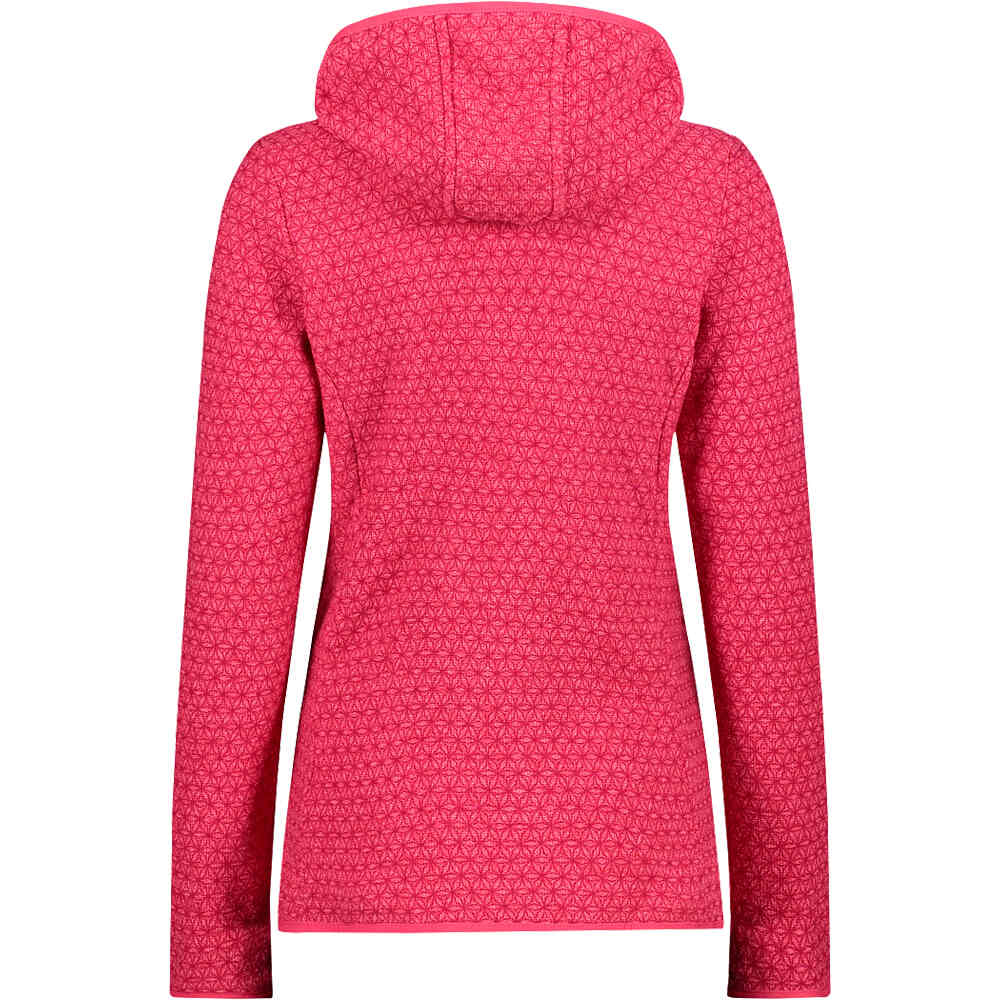 Cmp forro polar mujer Cmp WOMAN JACKET FIX HOOD vista trasera Cmp forro polar mujer Cmp WOMAN JACKET FIX HOOD vista trasera