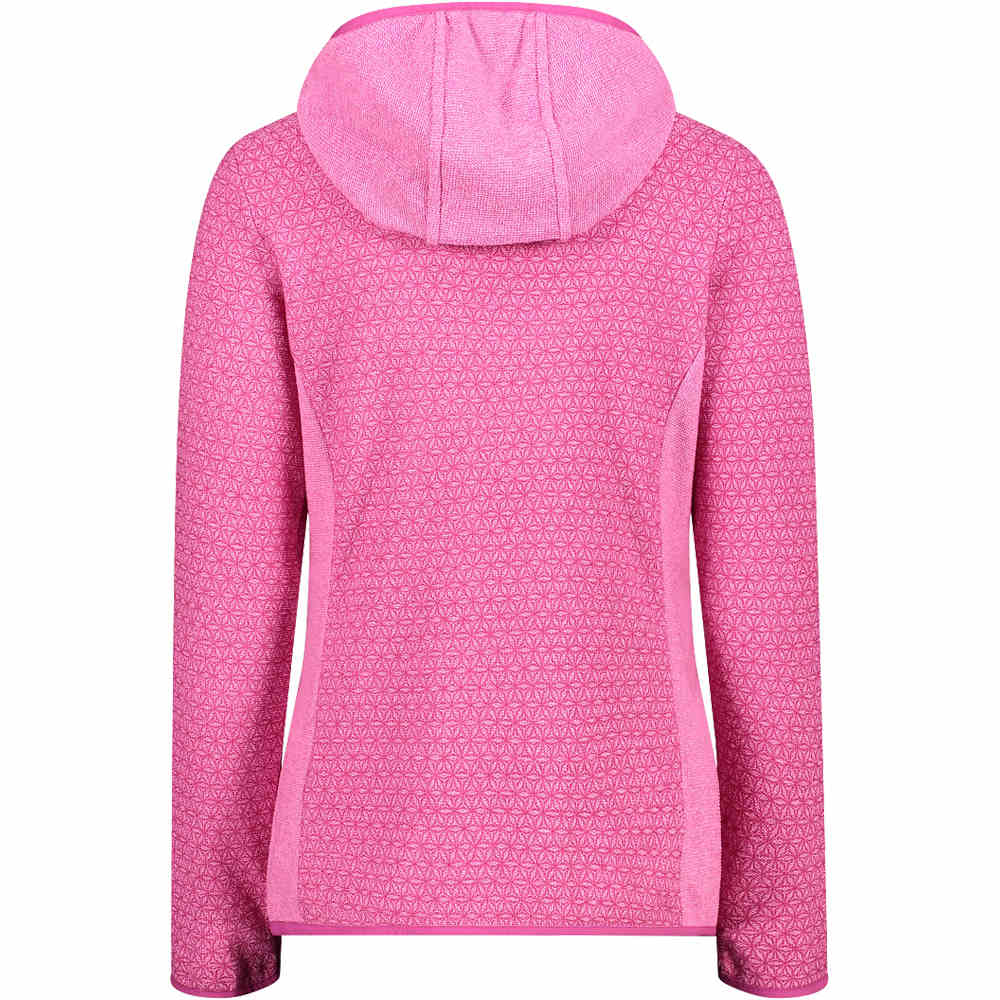 Cmp forro polar mujer Cmp WOMAN JACKET FIX HOOD vista trasera Cmp forro polar mujer Cmp WOMAN JACKET FIX HOOD vista trasera