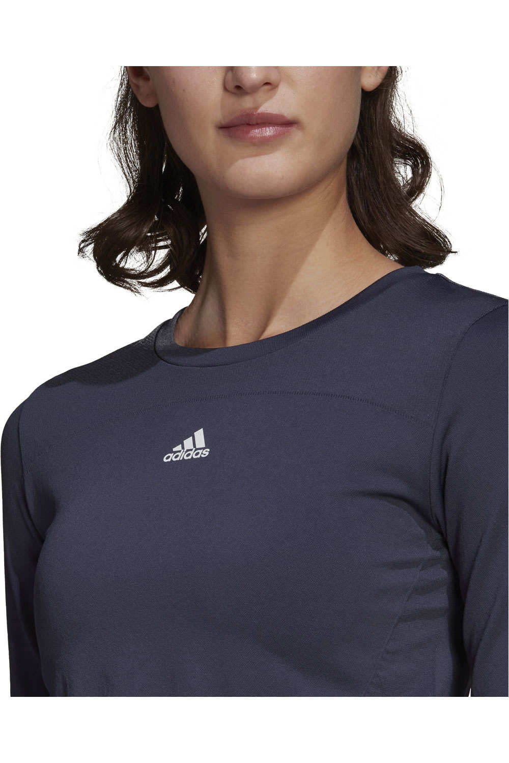 adidas camisetas fitness mujer Adidas W SML FIT LS MNBL vista detalle adidas camisetas fitness mujer Adidas W SML FIT LS MNBL vista detalle