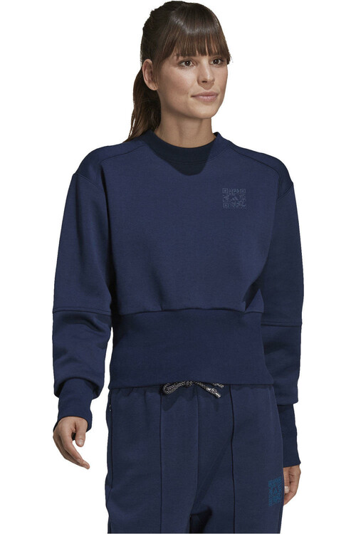 ADIDAS KK SWEAT CREW AZ azul