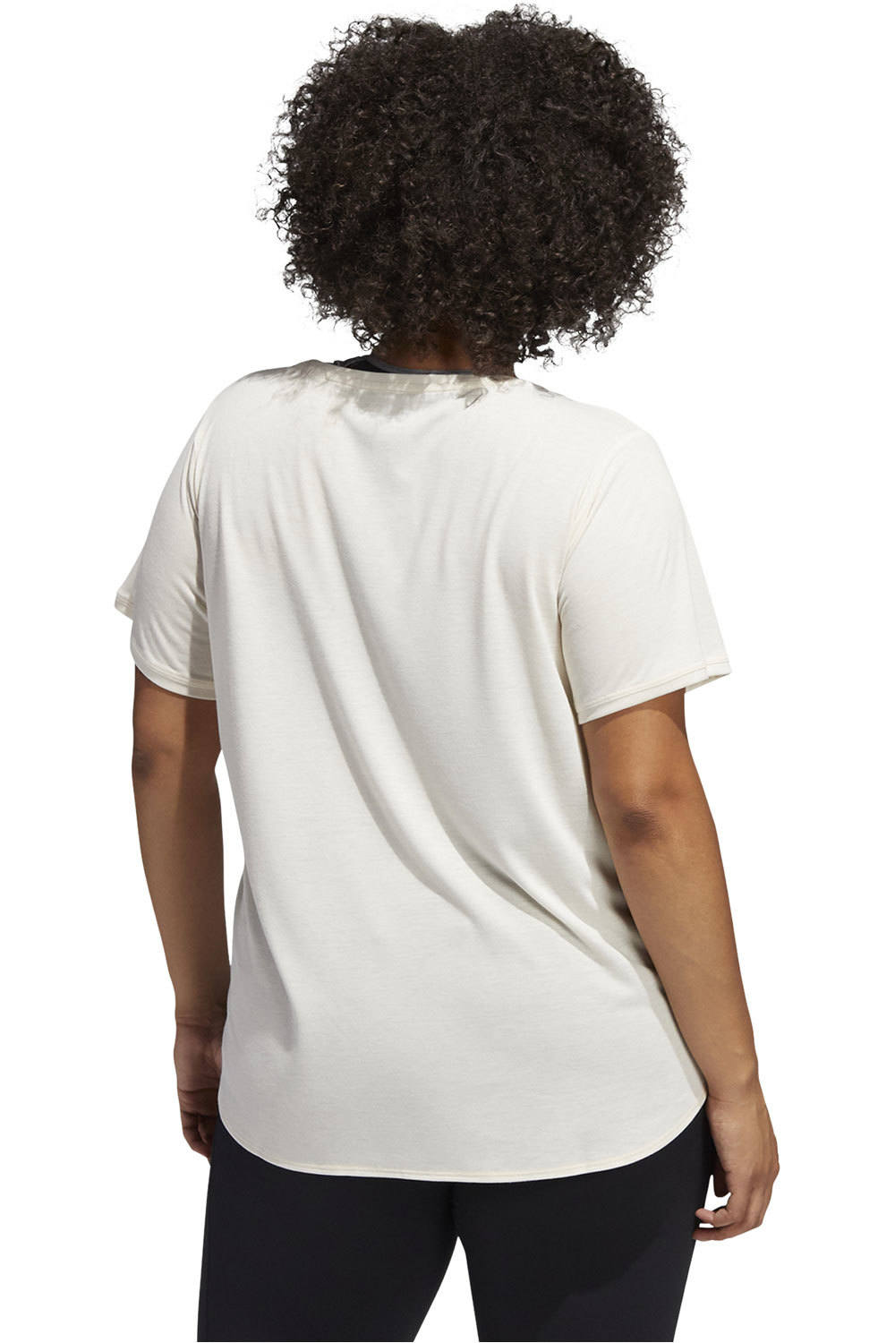 adidas camisetas fitness mujer Adidas GO TO TEE PS BL vista trasera adidas camisetas fitness mujer Adidas GO TO TEE PS BL vista trasera