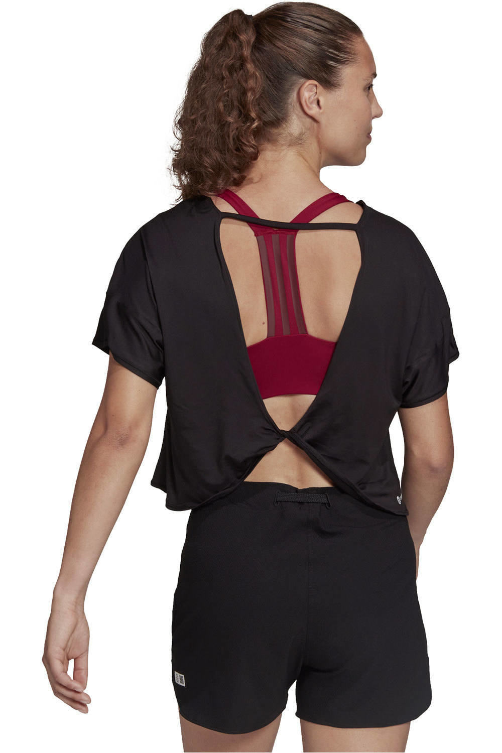 adidas camisetas fitness mujer Adidas WTR STUDIO BL T NEBL vista trasera adidas camisetas fitness mujer Adidas WTR STUDIO BL T NEBL vista trasera