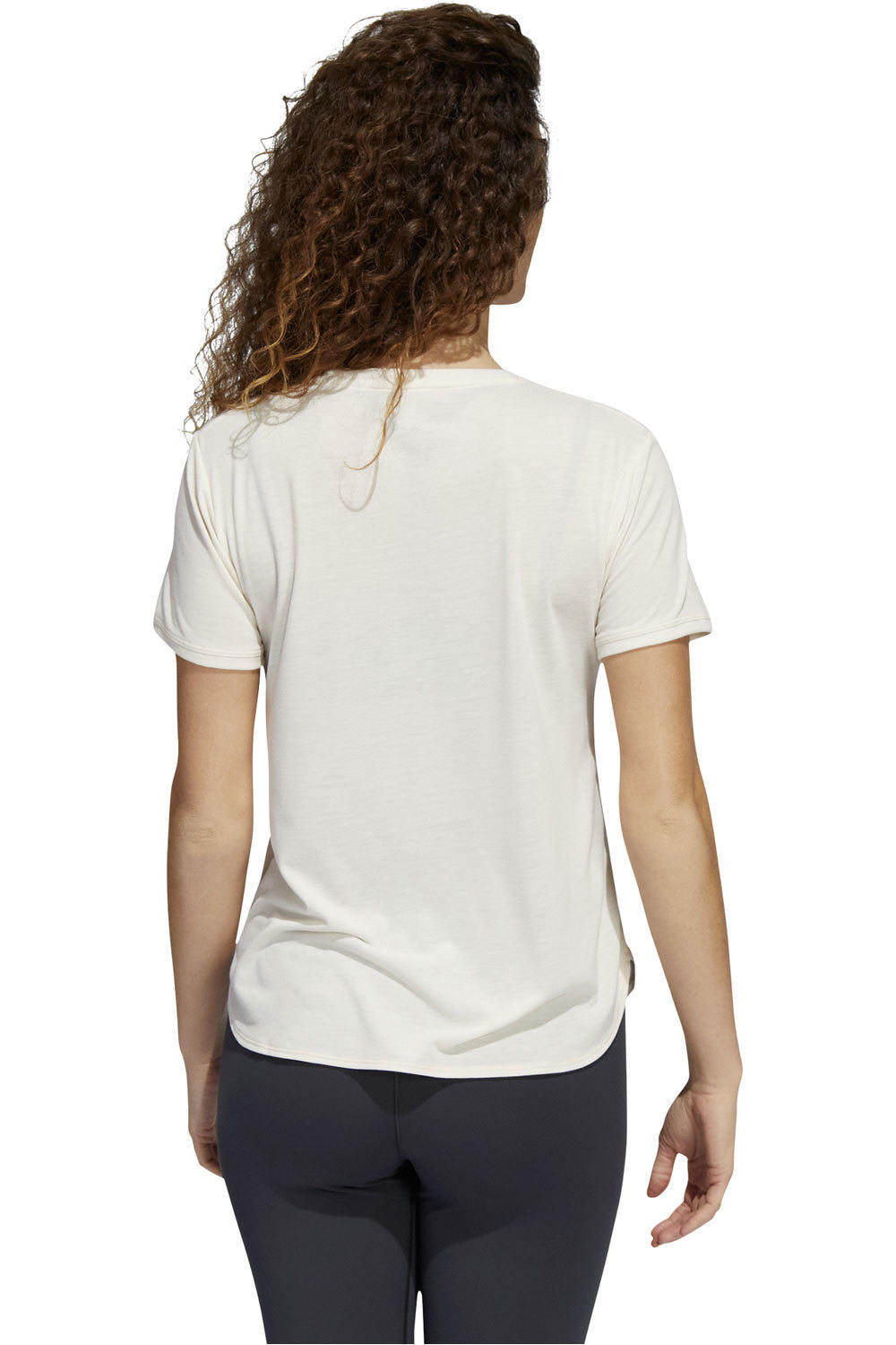 adidas camisetas fitness mujer Adidas GO TO TEE 2.0 BL vista trasera adidas camisetas fitness mujer Adidas GO TO TEE 2.0 BL vista trasera