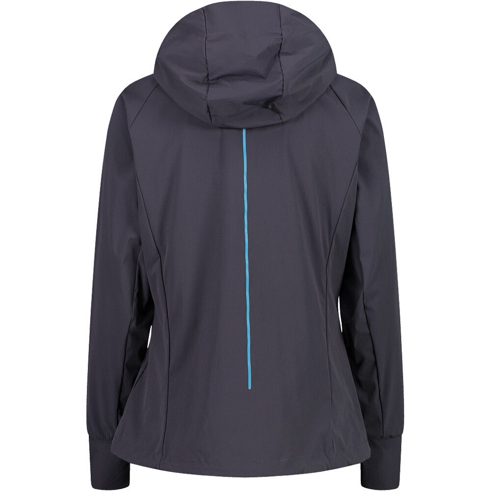 Cmp chaqueta softshell mujer Cmp WOMAN JACKET FIX HOOD vista trasera Cmp chaqueta softshell mujer Cmp WOMAN JACKET FIX HOOD vista trasera