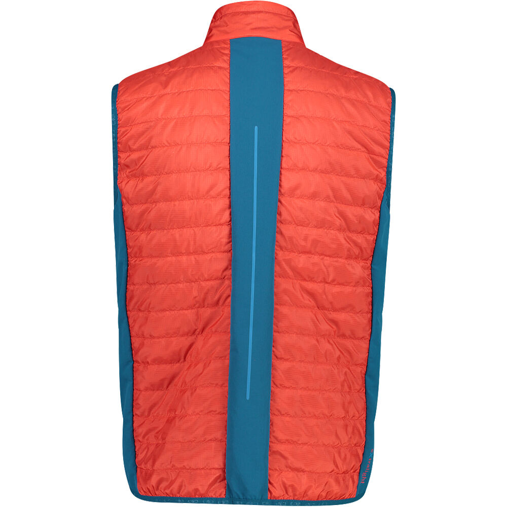 Cmp chaleco outdoor hombre Cmp MAN HYBRID VEST vista trasera Cmp chaleco outdoor hombre Cmp MAN HYBRID VEST vista trasera