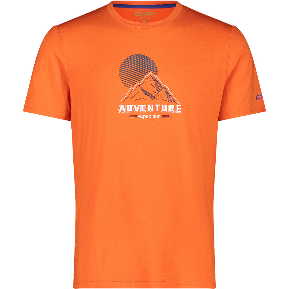 Cmp camiseta montaña manga corta hombre Cmp MAN T-SHIRT vista frontal Cmp camiseta montaña manga corta hombre Cmp MAN T-SHIRT vista frontal