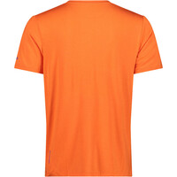 Cmp camiseta montaña manga corta hombre Cmp MAN T-SHIRT vista trasera Cmp camiseta montaña manga corta hombre Cmp MAN T-SHIRT vista trasera