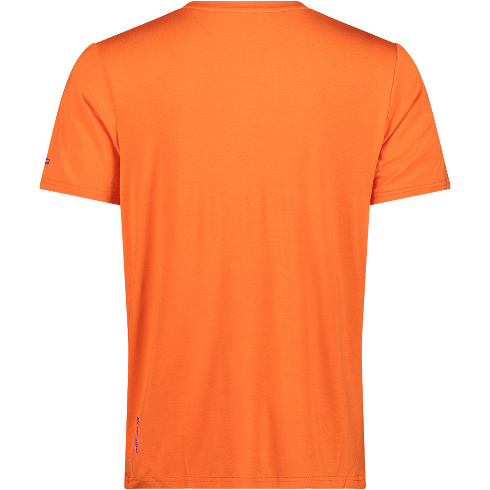 Cmp camiseta montaña manga corta hombre Cmp MAN T-SHIRT vista trasera Cmp camiseta montaña manga corta hombre Cmp MAN T-SHIRT vista trasera
