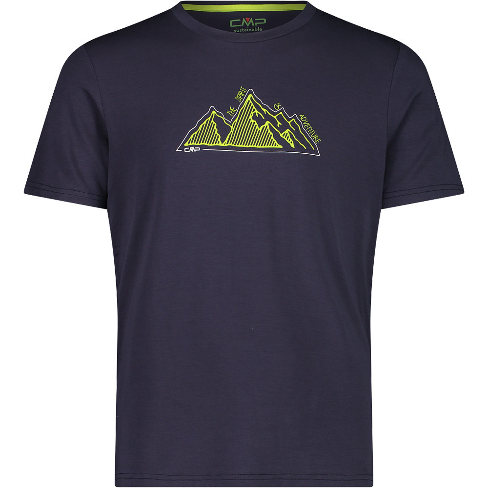Cmp camiseta montaña manga corta hombre Cmp MAN T-SHIRT vista frontal Cmp camiseta montaña manga corta hombre Cmp MAN T-SHIRT vista frontal