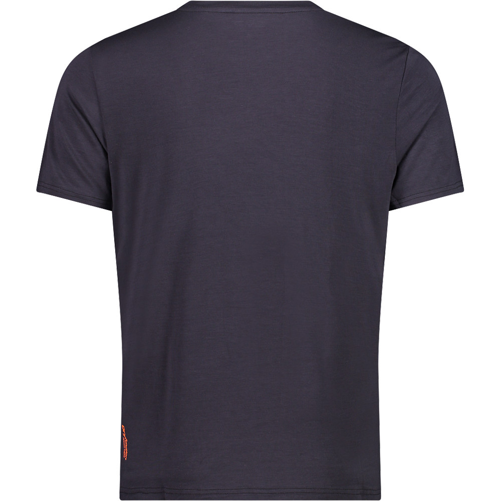 Cmp camiseta montaña manga corta hombre Cmp MAN T-SHIRT vista trasera Cmp camiseta montaña manga corta hombre Cmp MAN T-SHIRT vista trasera