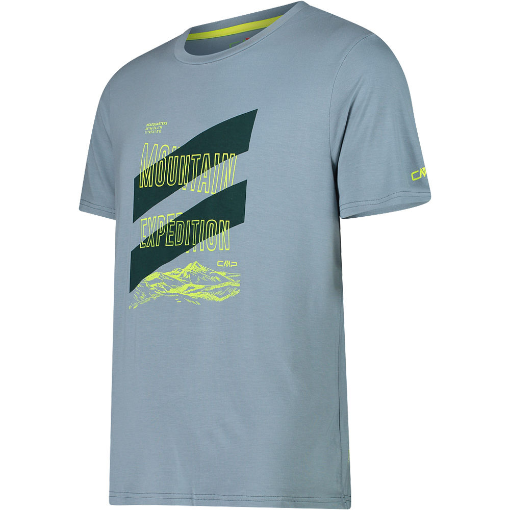 Cmp camiseta montaña manga corta hombre Cmp MAN T-SHIRT AZ vista detalle Cmp camiseta montaña manga corta hombre Cmp MAN T-SHIRT AZ vista detalle