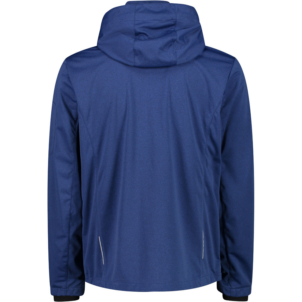 Cmp chaqueta softshell hombre Cmp MAN JACKET ZIP HOOD vista trasera Cmp chaqueta softshell hombre Cmp MAN JACKET ZIP HOOD vista trasera