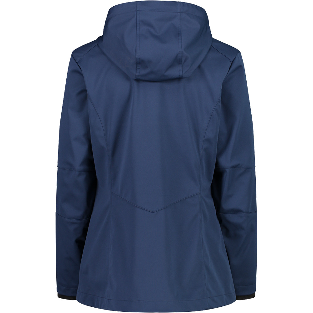 Cmp chaqueta softshell mujer WOMAN JACKET ZIP HOOD vista trasera Cmp chaqueta softshell mujer WOMAN JACKET ZIP HOOD vista trasera
