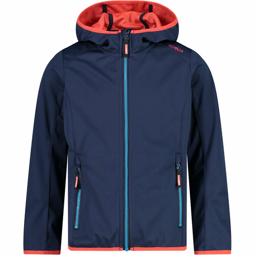 CMP KID G JACKET FIX HOOD azul