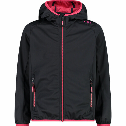 CMP KID G JACKET FIX HOOD gris