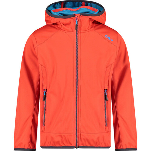 CMP KID JACKET FIX HOOD rojo