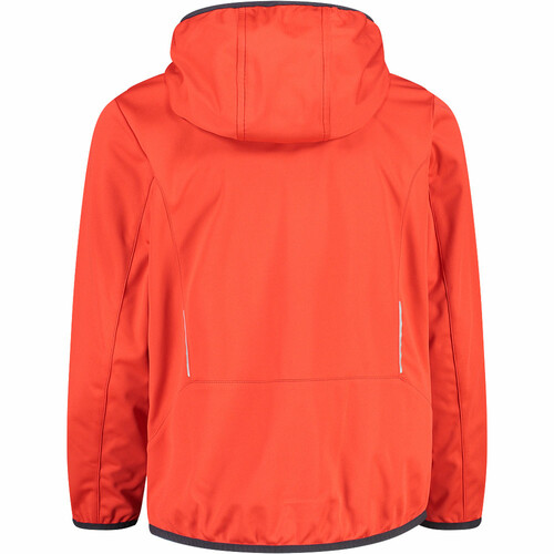 CMP KID JACKET FIX HOOD rojo