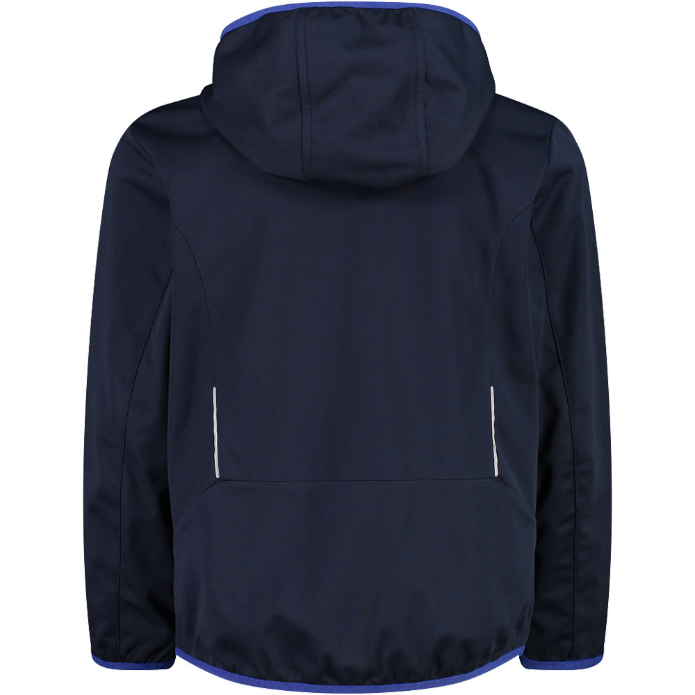 Cmp chaqueta softshell niño Cmp KID JACKET FIX HOOD vista trasera Cmp chaqueta softshell niño Cmp KID JACKET FIX HOOD vista trasera