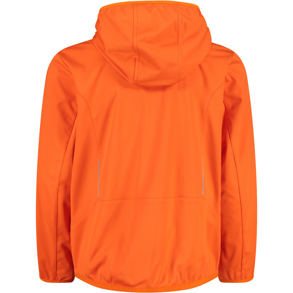 Cmp chaqueta softshell niño Cmp KID JACKET FIX HOOD vista trasera Cmp chaqueta softshell niño Cmp KID JACKET FIX HOOD vista trasera