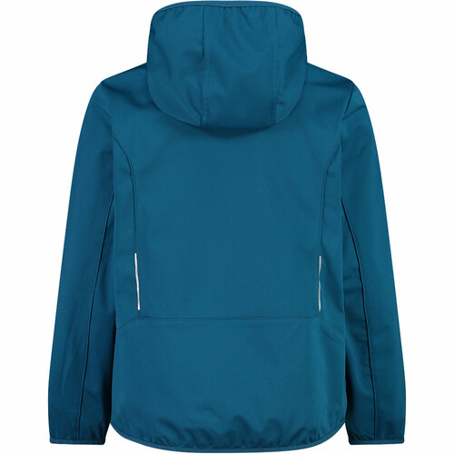 CMP KID JACKET FIX HOOD azul
