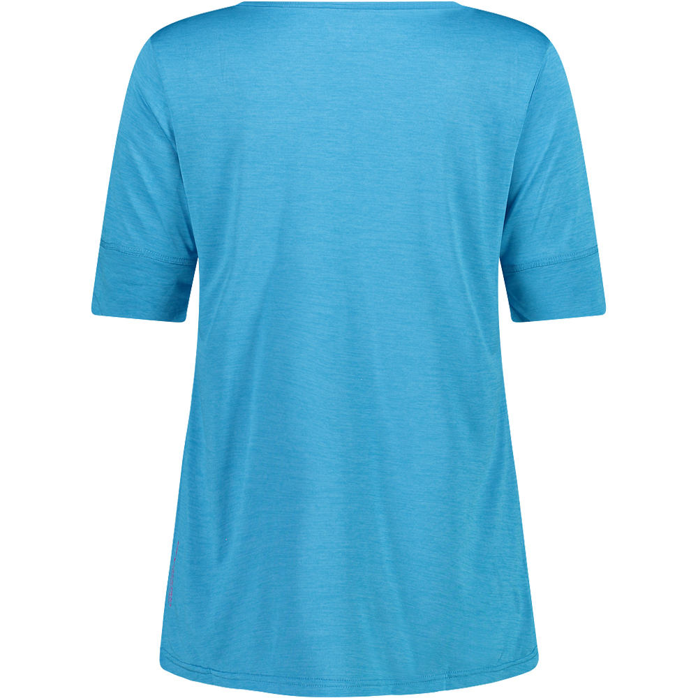 Cmp camiseta montaña manga corta mujer Cmp WOMAN T-SHIRT vista trasera Cmp camiseta montaña manga corta mujer Cmp WOMAN T-SHIRT vista trasera