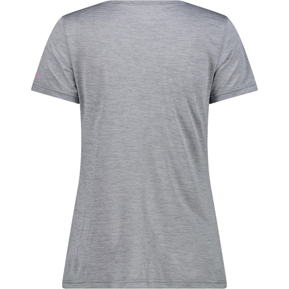Cmp camiseta montaña manga corta mujer Cmp WOMAN T-SHIRT vista trasera Cmp camiseta montaña manga corta mujer Cmp WOMAN T-SHIRT vista trasera