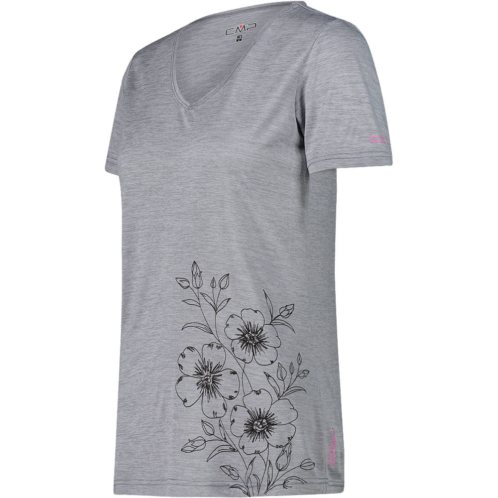 Cmp camiseta montaña manga corta mujer Cmp WOMAN T-SHIRT vista detalle Cmp camiseta montaña manga corta mujer Cmp WOMAN T-SHIRT vista detalle