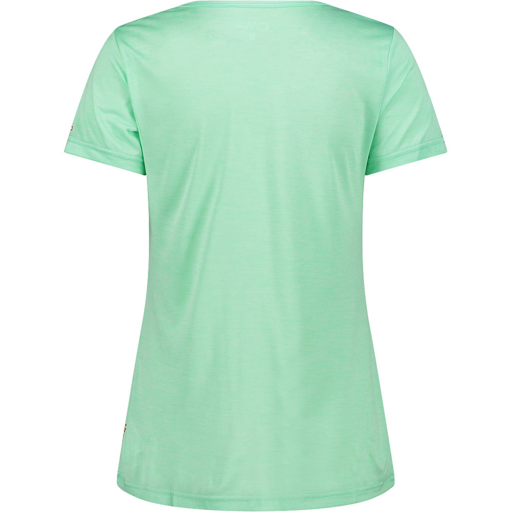 Cmp camiseta montaña manga corta mujer Cmp WOMAN T-SHIRT vista trasera Cmp camiseta montaña manga corta mujer Cmp WOMAN T-SHIRT vista trasera