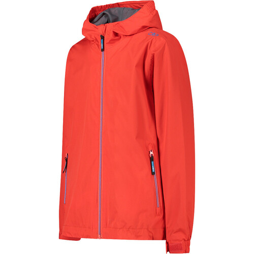 CMP KID JACKET FIX HOOD rojo
