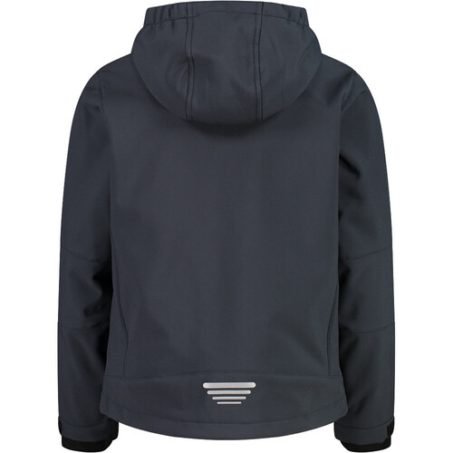 CMP KID JACKET FIX HOOD azul