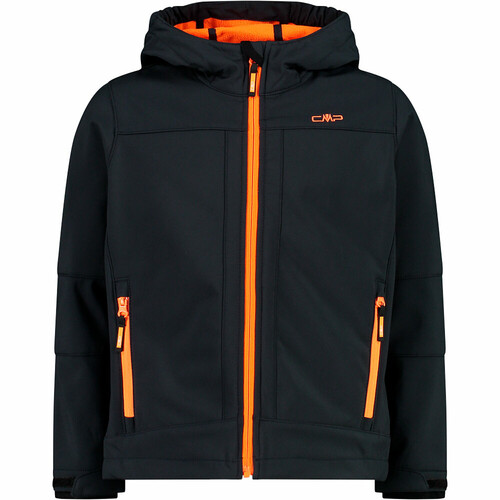 CMP KID JACKET FIX HOOD gris