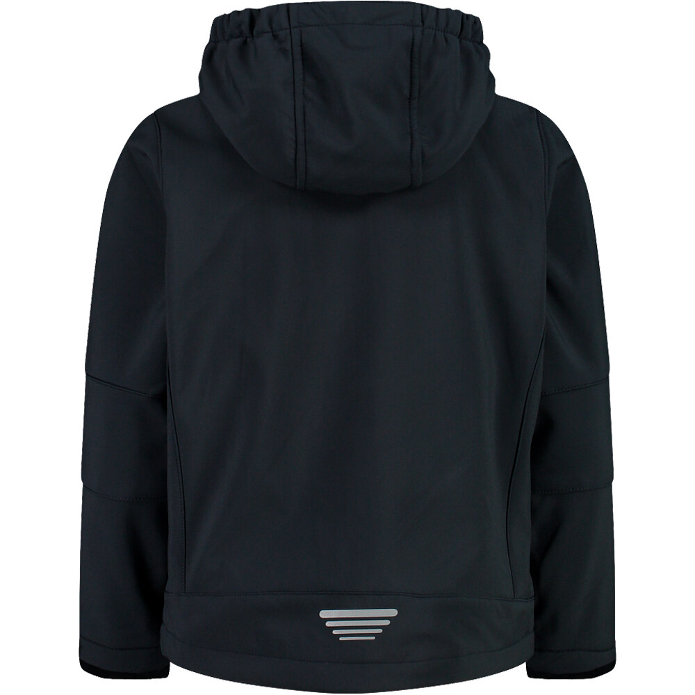 Cmp chaqueta softshell niño KID JACKET FIX HOOD vista trasera Cmp chaqueta softshell niño KID JACKET FIX HOOD vista trasera