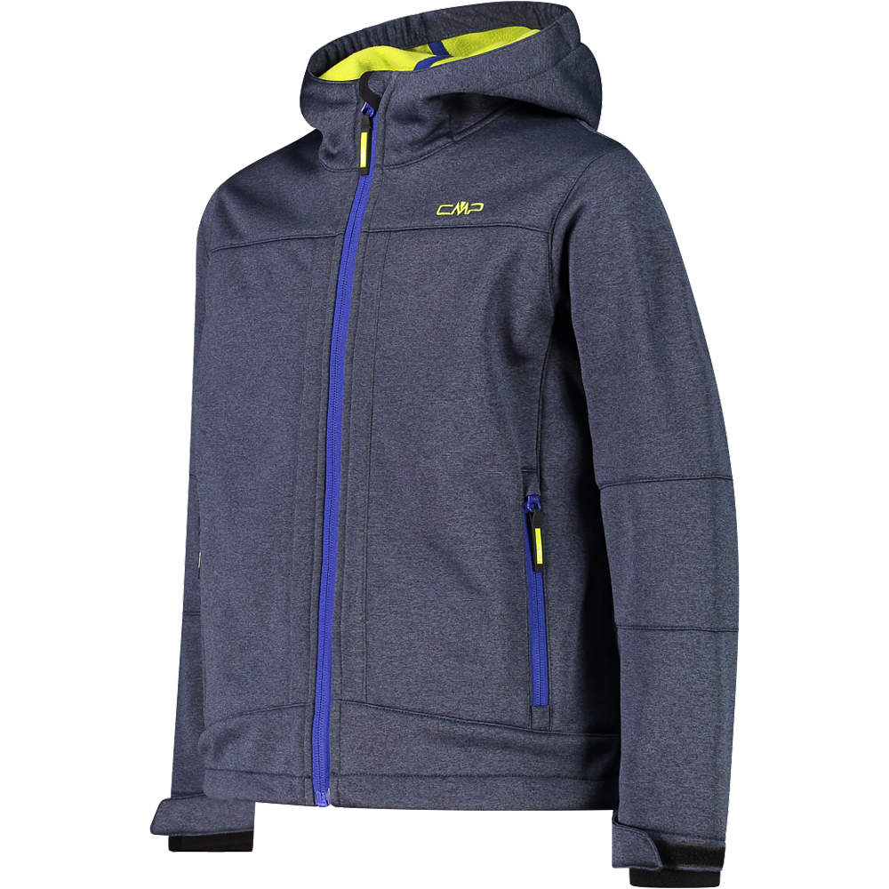 Cmp chaqueta softshell niño Cmp KID JACKET FIX HOOD AZVE vista detalle Cmp chaqueta softshell niño Cmp KID JACKET FIX HOOD AZVE vista detalle