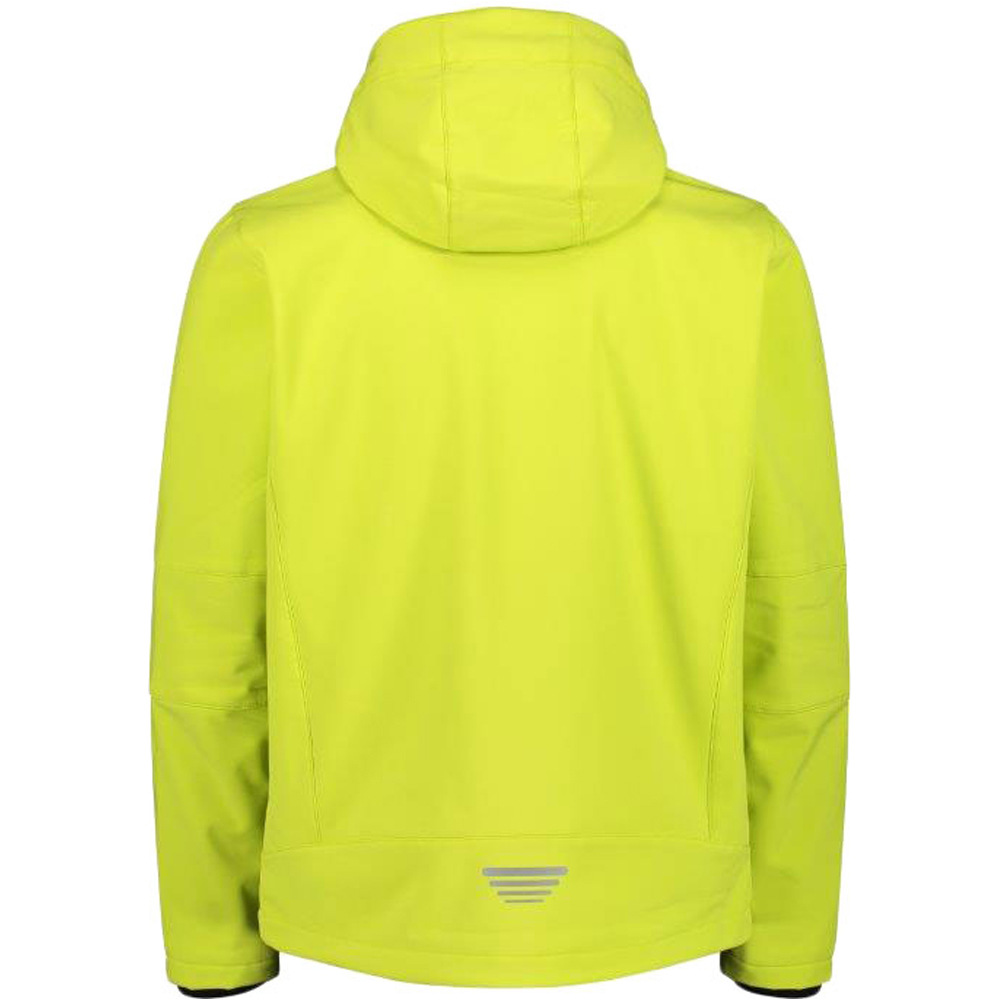 Cmp chaqueta softshell hombre Cmp MAN JACKET ZIP HOOD vista trasera Cmp chaqueta softshell hombre Cmp MAN JACKET ZIP HOOD vista trasera