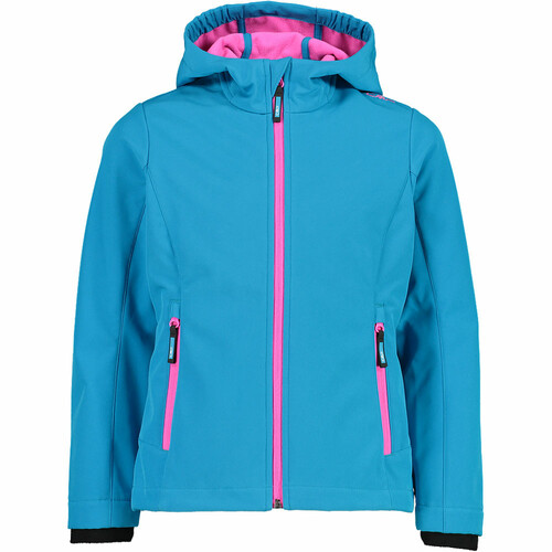 CMP KID G JACKET FIX HOOD azul
