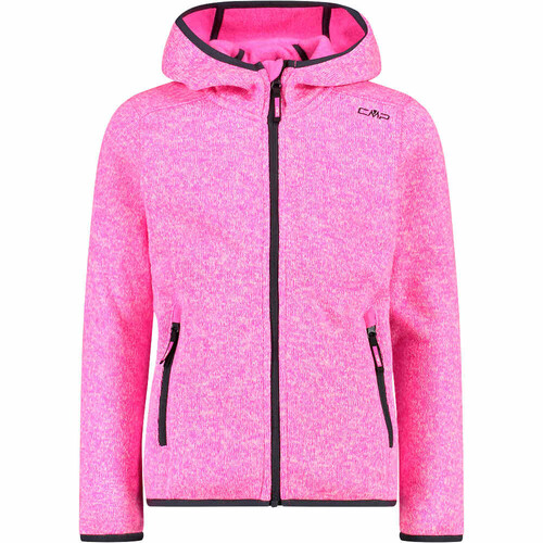 CMP KID G JACKET FIX HOOD rosa