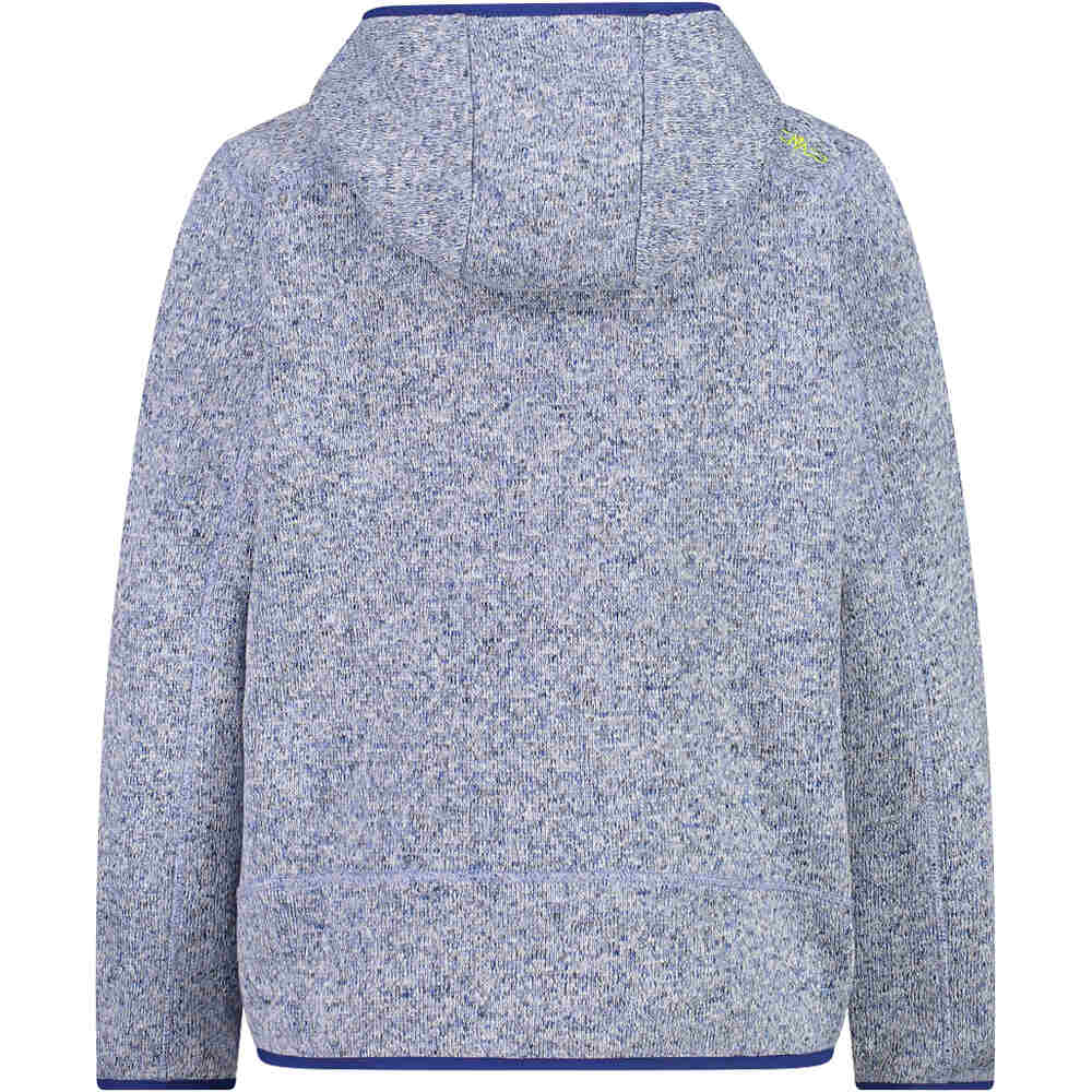Cmp forro polar niño Cmp KID JACKET FIX HOOD BL vista trasera Cmp forro polar niño Cmp KID JACKET FIX HOOD BL vista trasera