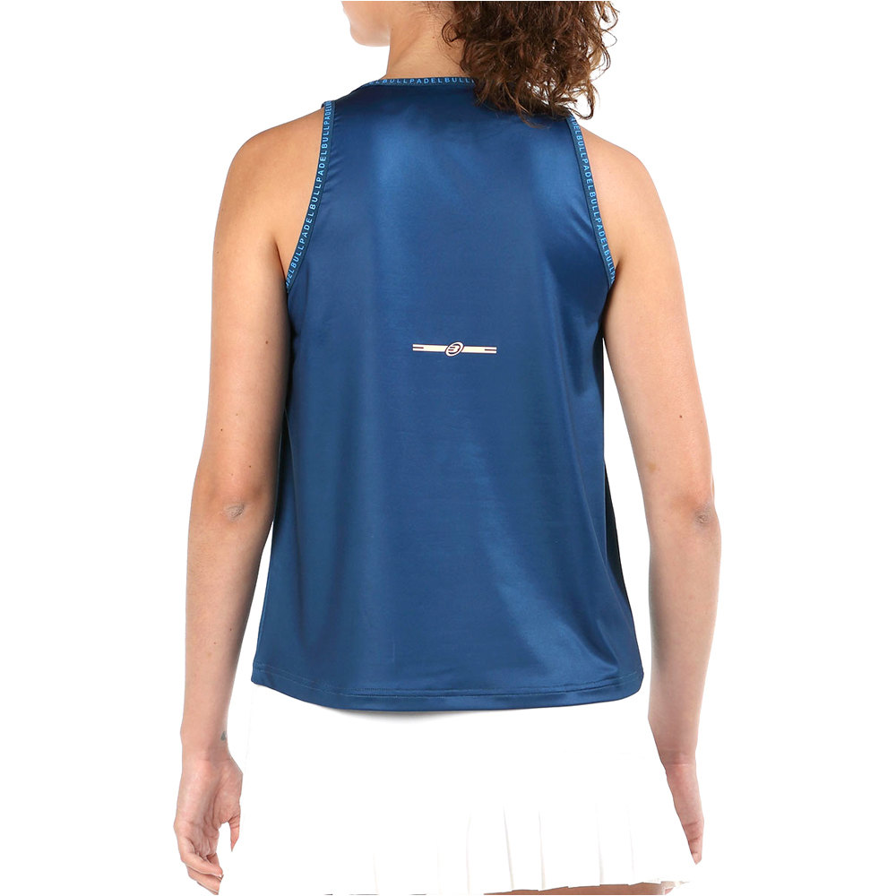 Bullpadel camiseta tenis manga corta mujer Bullpadel EULARI vista trasera Bullpadel camiseta tenis manga corta mujer Bullpadel EULARI vista trasera
