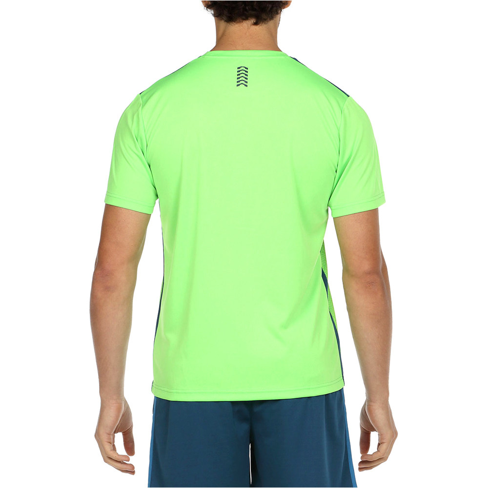 Bullpadel camiseta tenis manga corta hombre Bull Paddel CAUCASI VE vista trasera Bullpadel camiseta tenis manga corta hombre Bull Paddel CAUCASI VE vista trasera