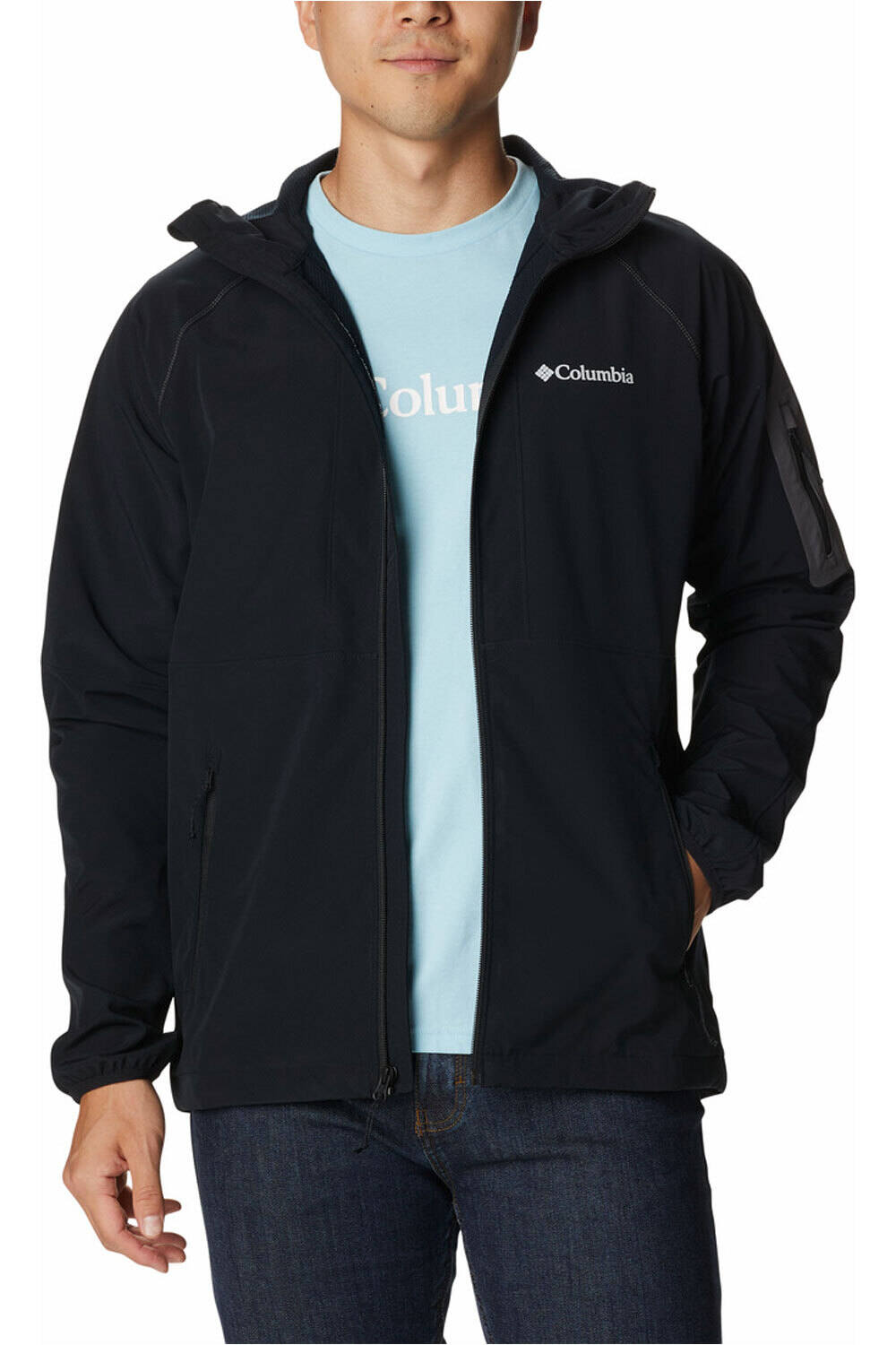 Columbia CHAQUETA TRAIL RUNNING HOMBRE Columbia Tall Heights Hooded Softshell 04 Columbia CHAQUETA TRAIL RUNNING HOMBRE Columbia Tall Heights Hooded Softshell 04