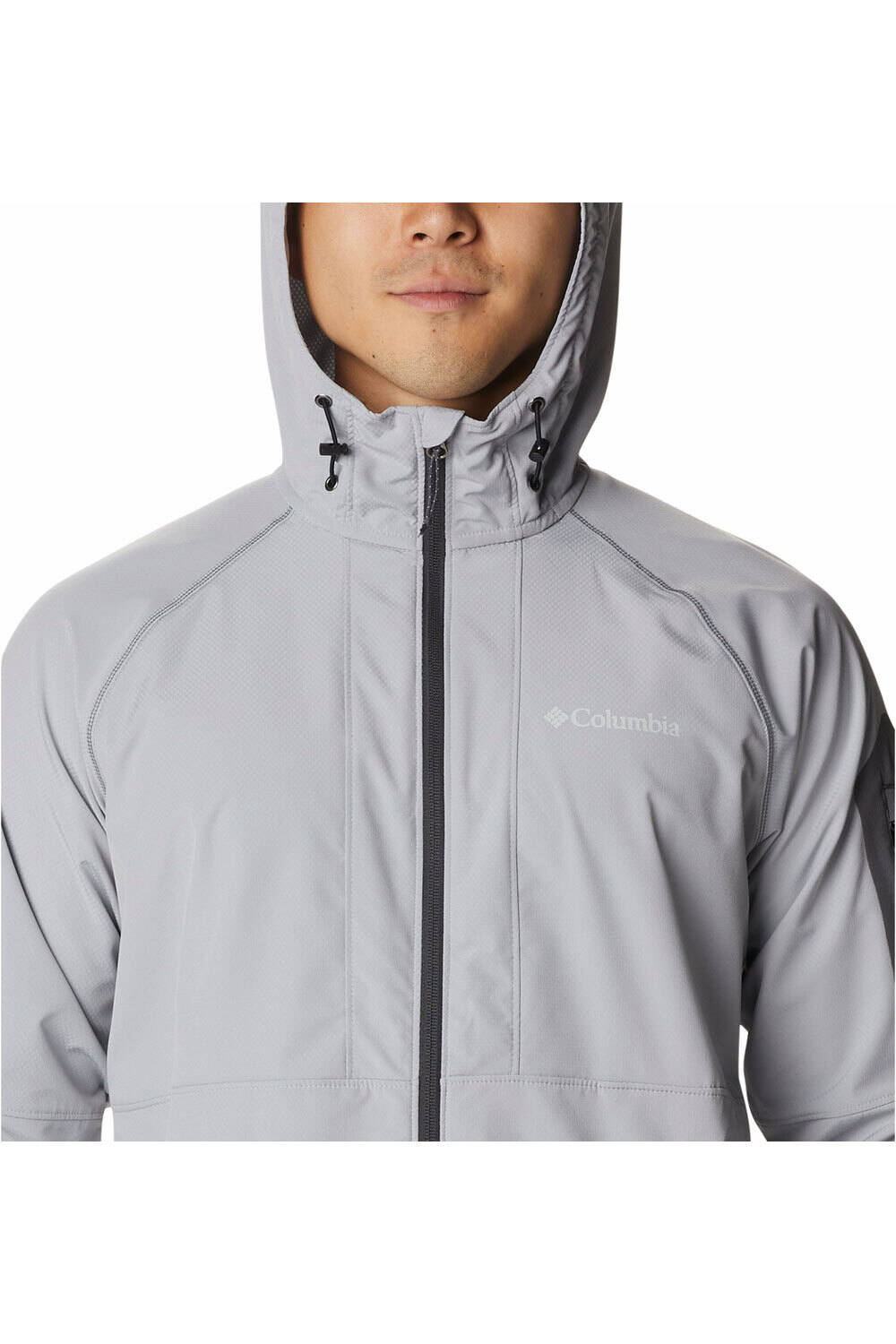 Columbia CHAQUETA TRAIL RUNNING HOMBRE Columbia Tall Heights Hooded Softshell vista trasera Columbia CHAQUETA TRAIL RUNNING HOMBRE Columbia Tall Heights Hooded Softshell vista trasera