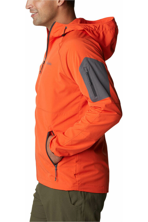 COLUMBIA TALL HEIGHTS HOODED SOFTSHELL naranja