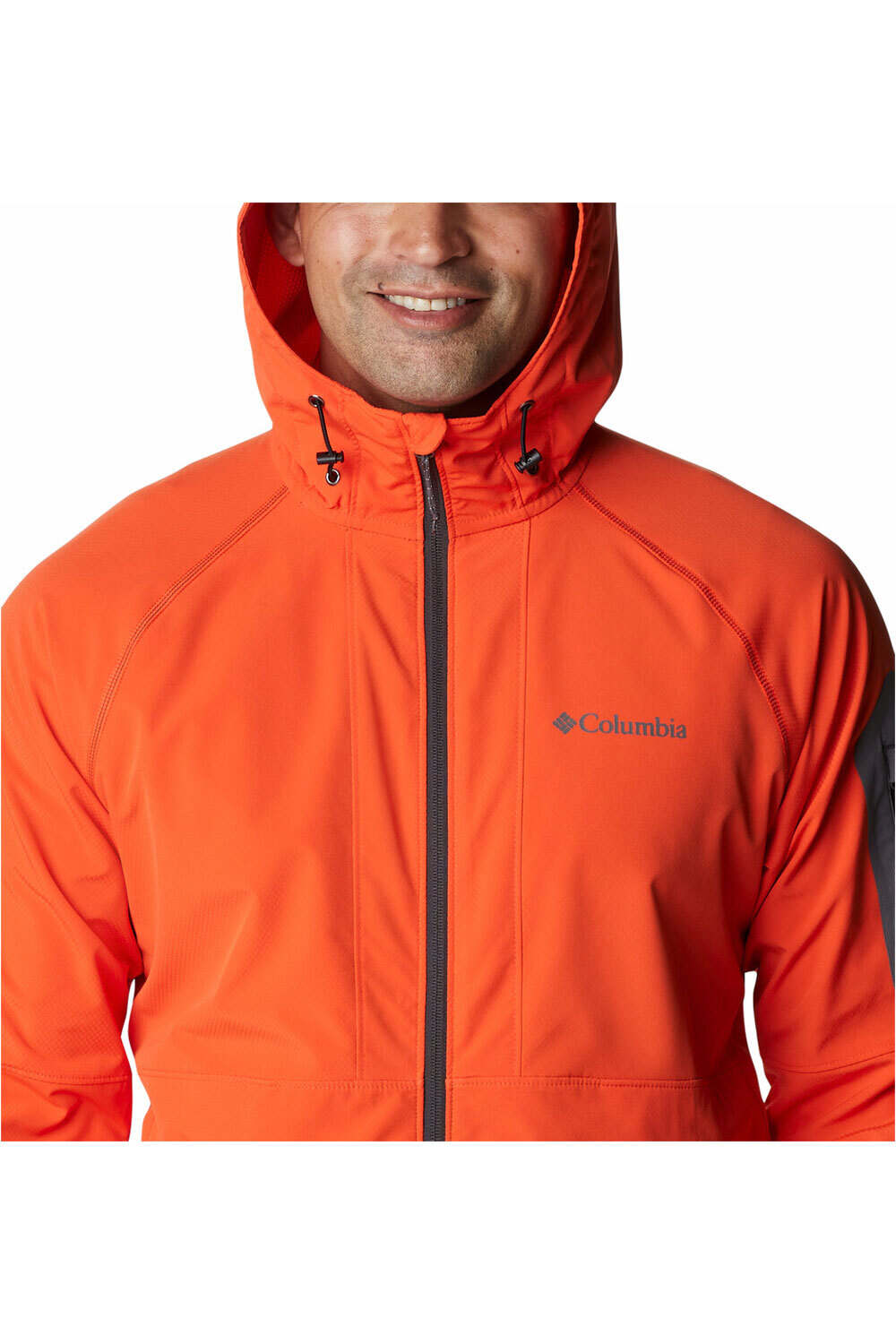 Columbia CHAQUETA TRAIL RUNNING HOMBRE Columbia Tall Heights Hooded Softshell vista trasera Columbia CHAQUETA TRAIL RUNNING HOMBRE Columbia Tall Heights Hooded Softshell vista trasera