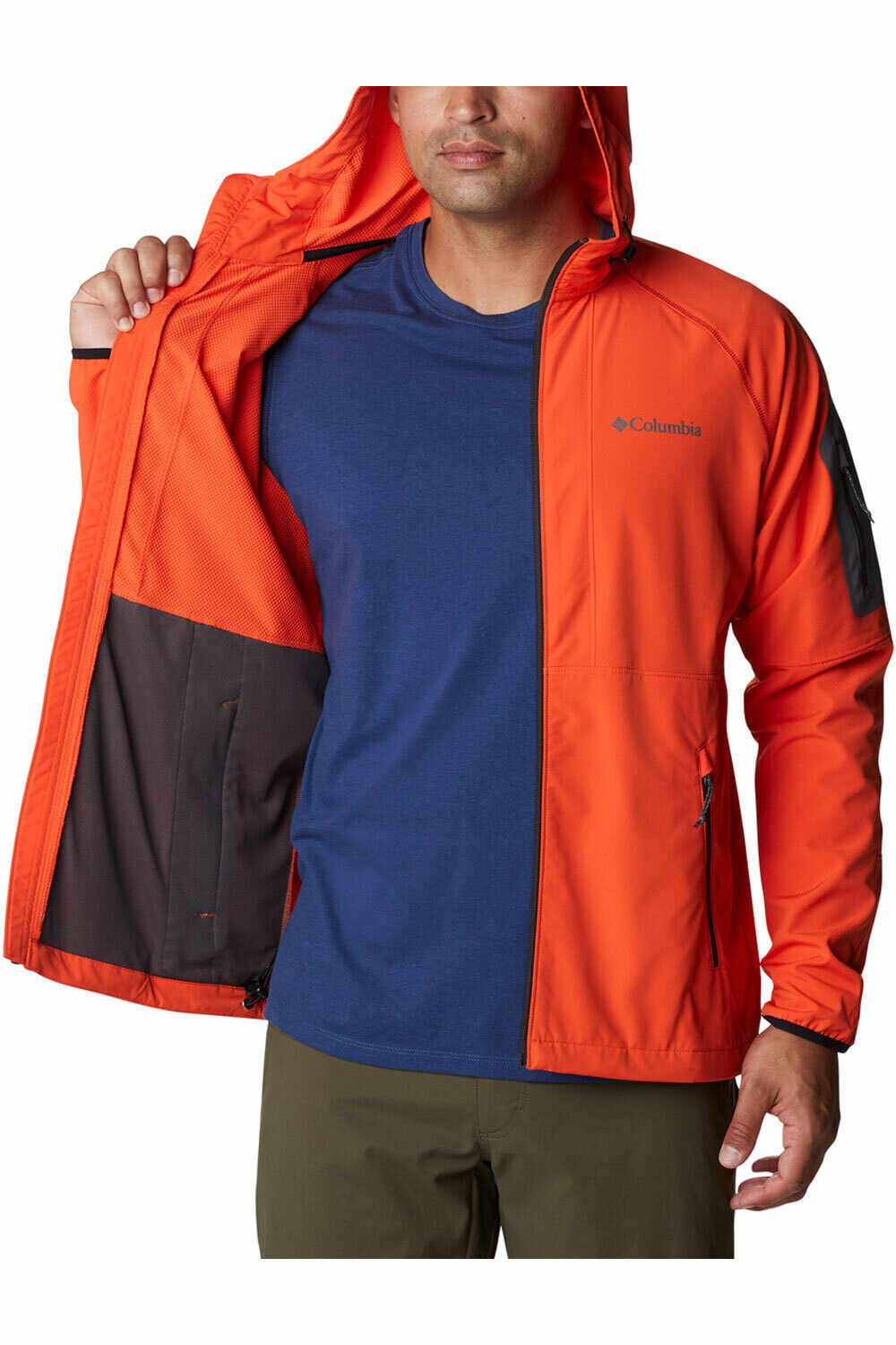 Columbia CHAQUETA TRAIL RUNNING HOMBRE Columbia Tall Heights Hooded Softshell vista detalle Columbia CHAQUETA TRAIL RUNNING HOMBRE Columbia Tall Heights Hooded Softshell vista detalle